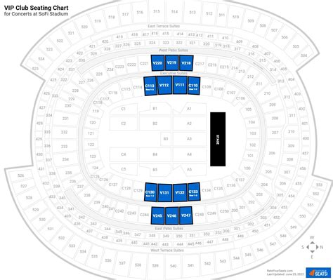 Sofi Stadium Seating Map