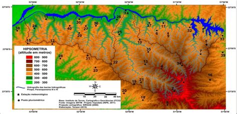 Localiza O Geogr Fica E Distribui O Dos Postos Pluviom Tricos E