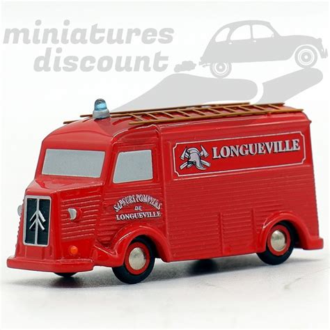 Citroen Type H Pompiers Longueville Schuco 1 87ème en boite