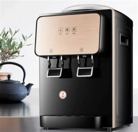 Hot And Cold Desktop Table Top Water Dispenser Water Cooler With Electronic Cooling Compressor