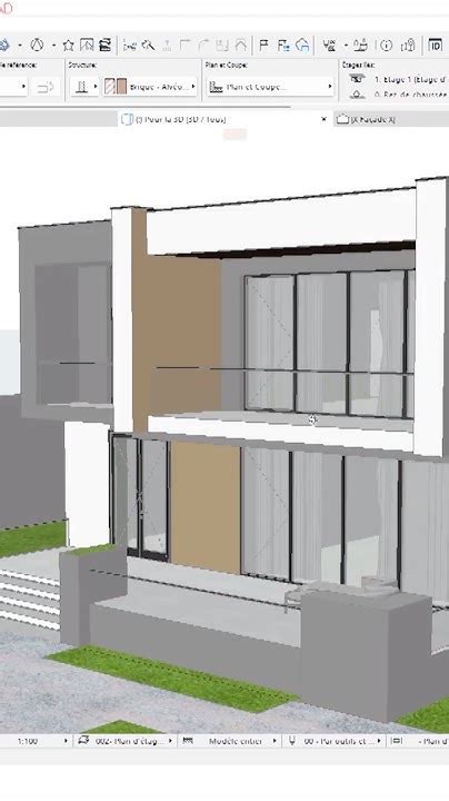 Archicad Modern House In Archicad Youtube