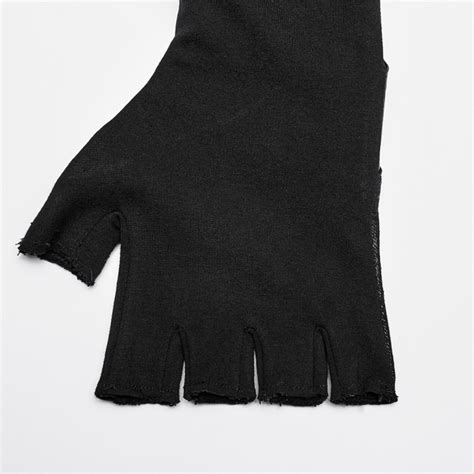 PUNK RAVE Fingerless End Time Gloves BOUDOIR NOIR