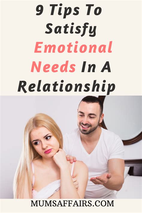 Affection Sex And The Emotional Needs Mums Affairs