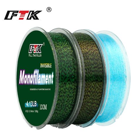 Ftk M Invisible Speckle Fluorocarbon Monofilament Line Tackle King