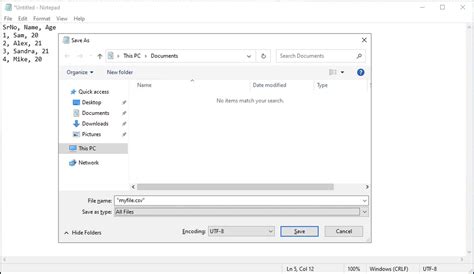 How To Save A Notepad File As Microsoft Excel File Code Care