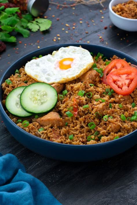 Nasi Goreng Recipe Indonesian Fried Rice Yellow Chilis