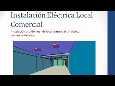 Presentación Instalación Eléctrica Local Comercial Youtube