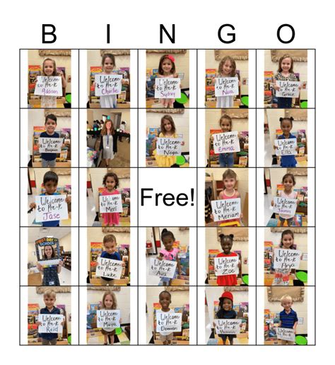 Friend BINGO Card