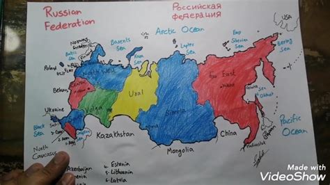 How To Draw Map Of Russia Easy Step By Step Saad Youtube