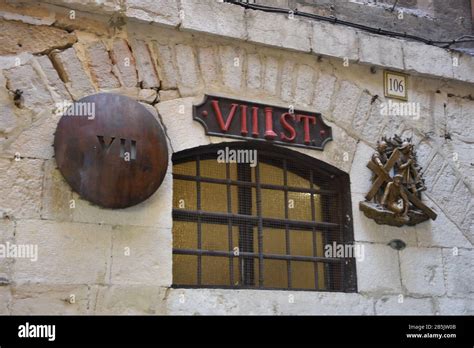 The Via Dolorosa Processional Route In The Old City Of Jerusalem