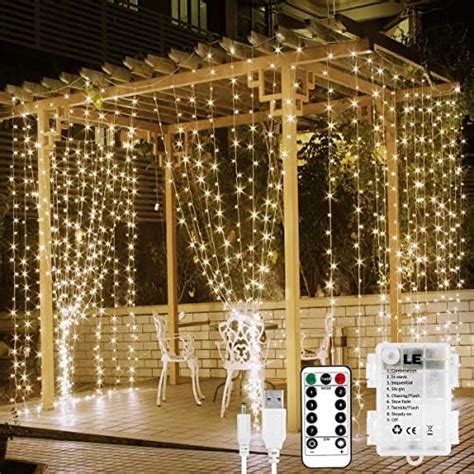 Led Window Curtain Fairy Twinkle Lights Mx M Leds Usb Operated