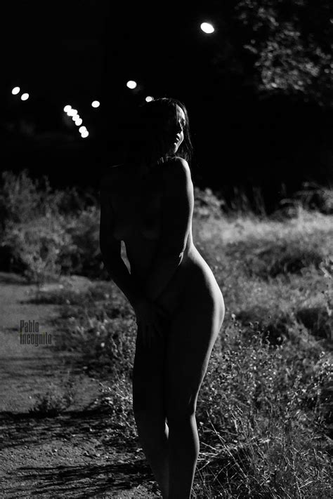 Nude Dancing In The Light Of A Lantern Girl Having Fun Pablo Incognito