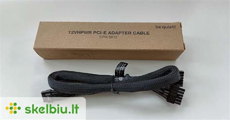 Be Quiet 12vhpwr Pcie Adapter Cable Skelbiu Lt