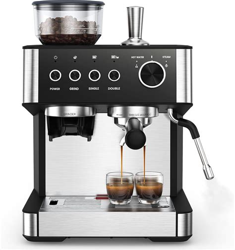 (2025 Upgrade)20 Bar Espresso Machine with Built-in Anti-Clog Coffee