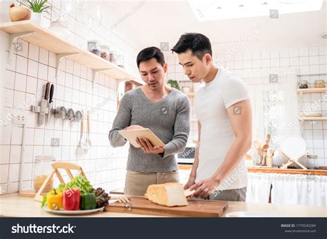 Lgbt Concept Asian Gay Couple Homosexual Stock Photo Shutterstock