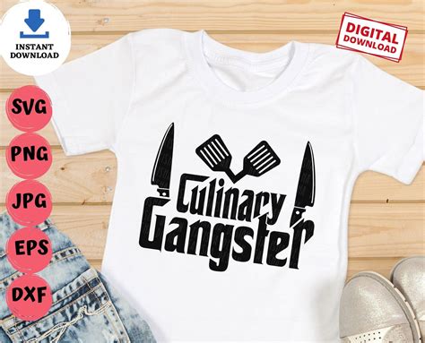 Culinary Gangster Svg Culinary Svg Chef Cooking Svg Funny - Etsy