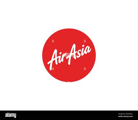 Indonesia Airasia Rotated Logo White Background Stock Photo Alamy