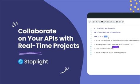 collaborate   apis  real time projects stoplight