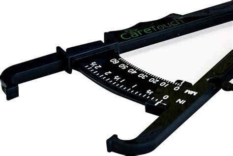 Care Touch Skinfold Body Fat Caliper Set Measure Tape Included Body