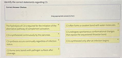 solved identify  correct statements  ccorrect cheggcom