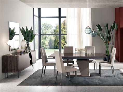 Alf Italia Frida 8pc Dining Set Furnitalia Contemporary Italian