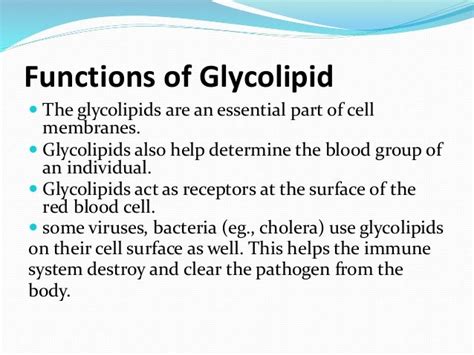 Glycolipid ppt