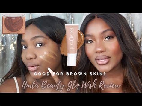 HUDA BEAUTY GLOWISH REVIEW RAQUELLE LYNNETTE YouTube