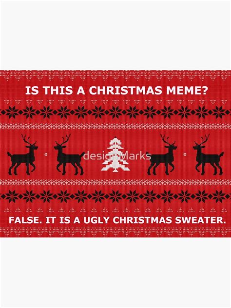 Christmas Meme Sticker By Designmarks Redbubble