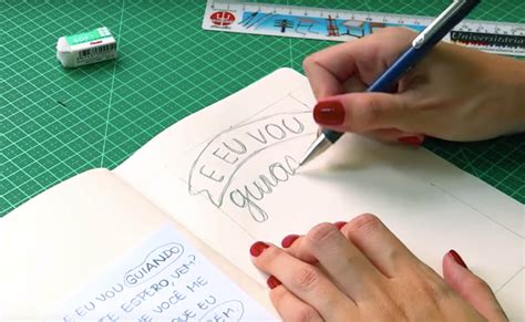 Como Criar Lettering Melhores Tutoriais Para Iniciantes Intermedi Rios