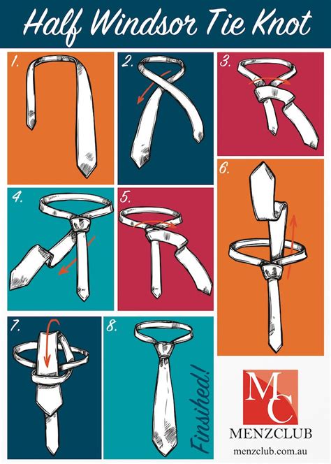 How To Tie Half Windsor Knot One Of The More Versatile Knots The