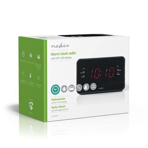 Nedis Digitalni Radio S Budilicom In Ni Led Zaslon Fm Snooze