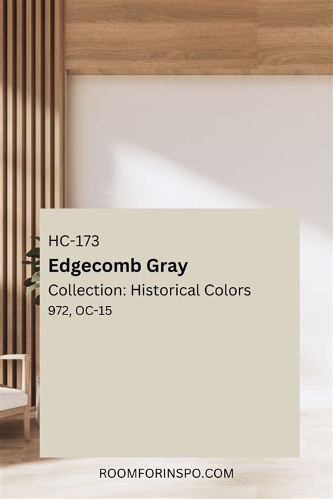 Edgecomb Gray Benjamin Moore Hc Room For Inspo