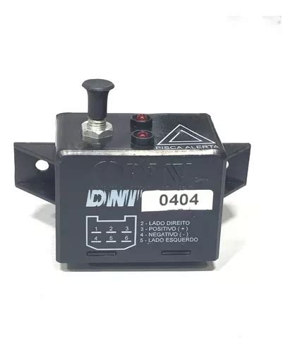 Interruptor Pisca Alerta 24v Alternado Dni Dni0404 Parcelamento Sem Juros