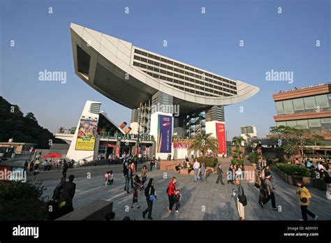 Victoria Peak Tram Hong Kong Hong Kong Peak Tower Hi Res Stock