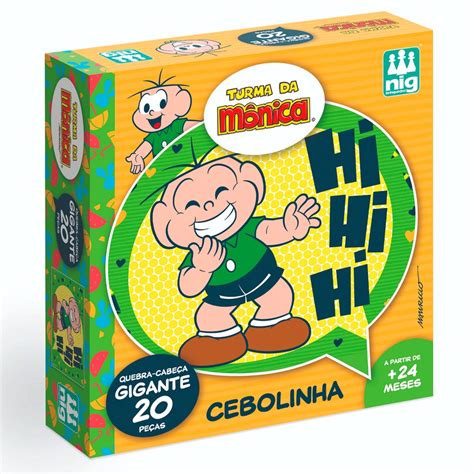 Quebra Cabe A Gigante Cebolinha Pcs Nig Brinquedos Turma Da M Nica