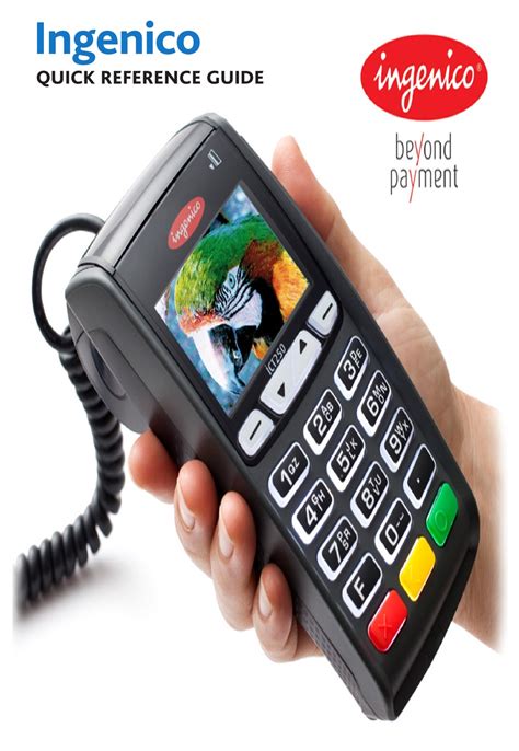 Ingenico Ict250 User Manual