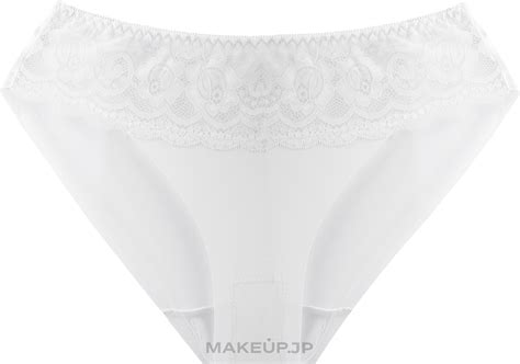 Moraj Women S Bikini Briefs With Laser Cut And Lace Belt Figi White