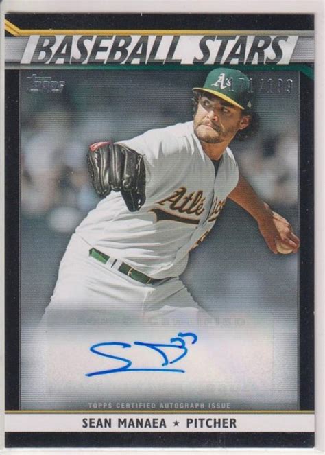 2020 Topps Update 限量簽名卡 BSA SMA Sean Manaea Yahoo奇摩拍賣