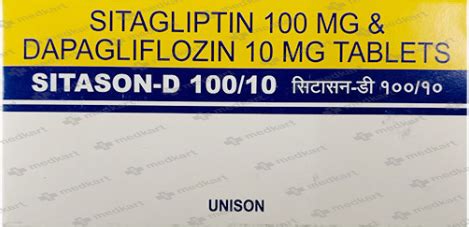 SITASON D 100/10MG TABLET 10'S : View Price, Combination and ...