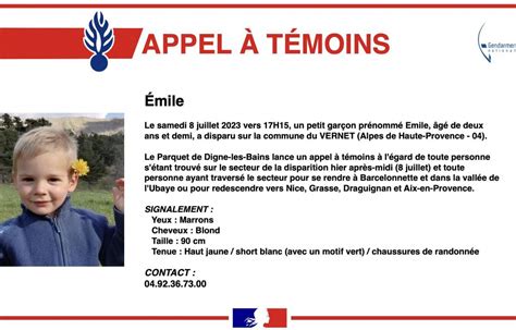 Disparition Du Petit Emile Le P Rim Tre Tendu Apr S Deux Nuits De