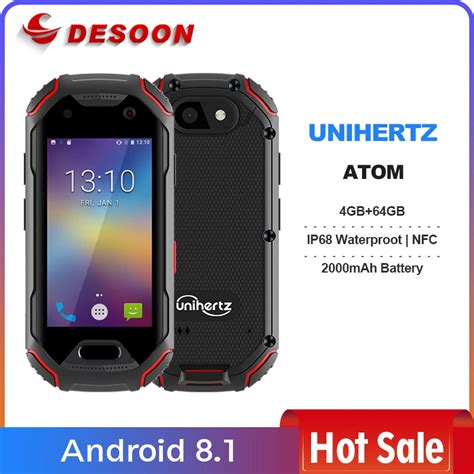 Unihertz Atom 4GB RAM And 64GB ROM The Smallest 4G Rugged Smartphone In