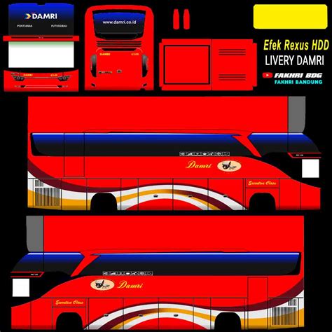 Livery Bussid Damri Lengkap Cek Listnya Esportsku