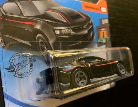 Hot Wheels Copo Camaro Ss Chevrolet Hw Dream Garage Black Hard To Find Collector Miniature
