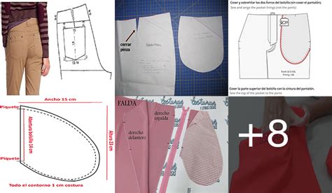 APRENDE HACER BOLSILLOS CON PATRONES PASO A PASO