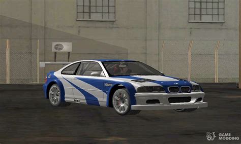 BMW M3 GTR From NFS MW Original MW Version For GTA San Andreas