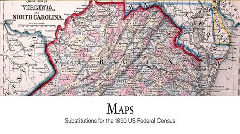 Maps: Substitutes for the 1890 US Federal Census | Ancestral Findings