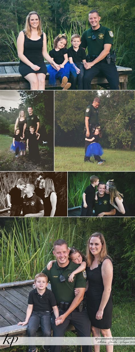 Free Portraits For Police Families 2016 Milton Florida Photographer