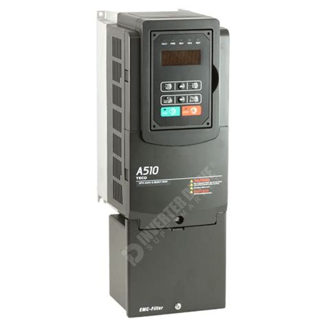 Teco A510 5 5kW 7 5kW 400V 3ph AC Inverter Drive DBr C3 EMC AC