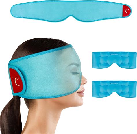 Amazon Comfytemp Cooling Eye Mask Pcs Reusable Gel Ice Cold Eye Mask For Puffiness Hot