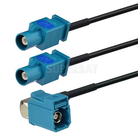Superbat Fakra Z Male to SMA Male RG174 20cm GPS Pigtail Coax Cable for ...